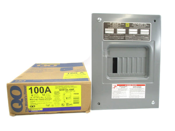 SQUARE D QO6-12L100F SER. G04 120/240V 100A NSMP