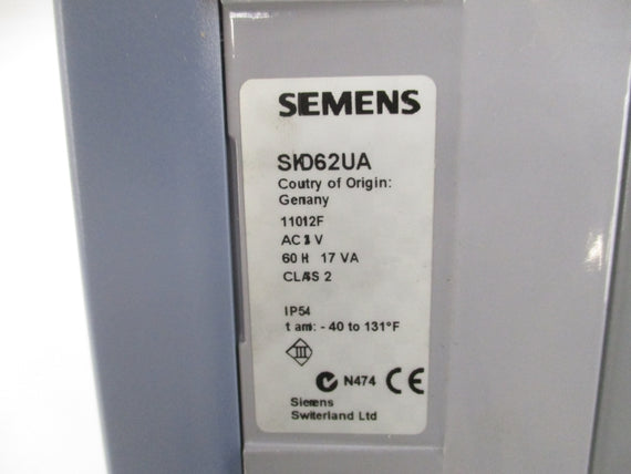 SIEMENS SKD62UA 24VAC NSMP