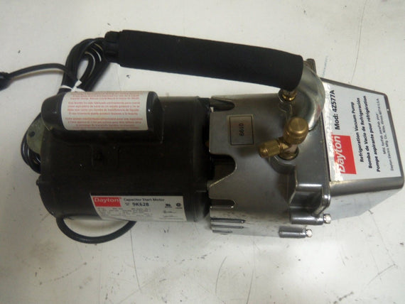 DAYTON 4Z577A REFRIGERATION VACUUM PUMP *NEW IN BOX*