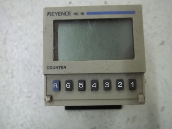 KEYENCE RC-16 COUNTER (AS PICTURED) *USED*