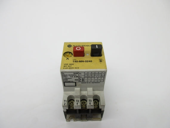 ALLEN BRADLEY 140-MN-0240 SER. B 2.4A 690V UNMP