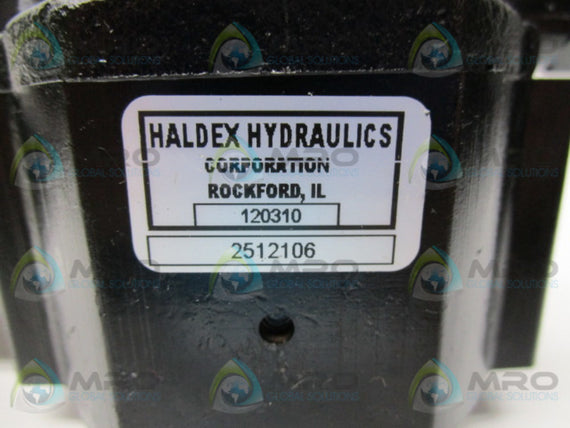 HALDEX HYDRAULICS 2512106  * USED *