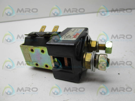 CURTIS/ALBRIGHT TYPE SW80-398 VOLT COIL CONTACTOR * USED *