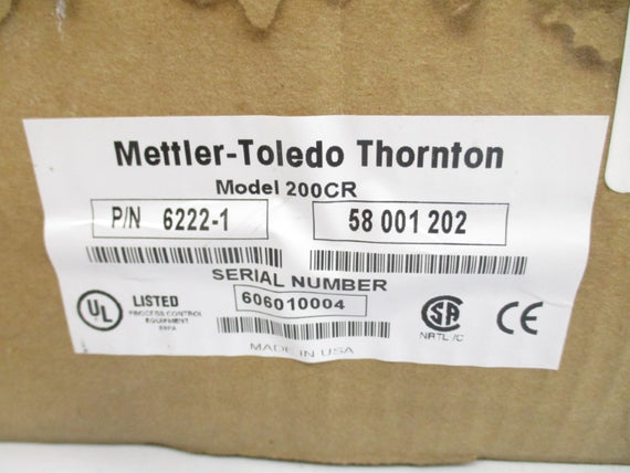 METTLER TOLEDO 200CR 6222-1 90-130VAC 125A NSMP