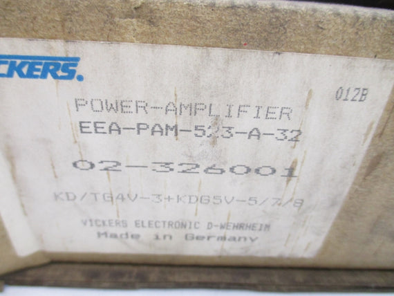 VICKERS EEA-PAM-523-A-32 02-326001 24V NSMP