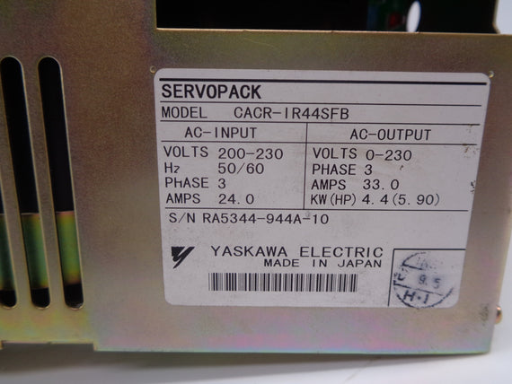 YASKAWA CACR-IR44SFB 220-230V 24A UNMP