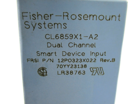 FISHER ROSEMOUNT 12PO323X022 CL6859X1-A2 NUPI