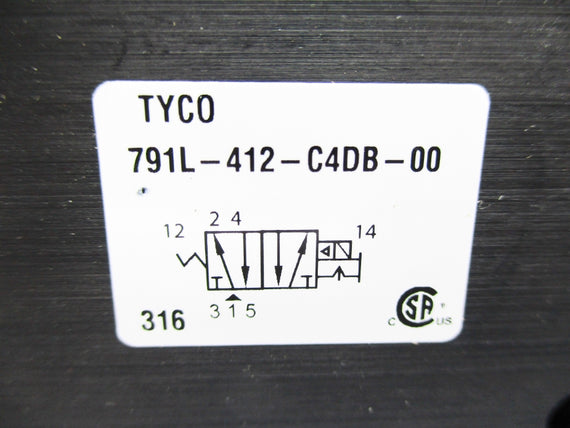 TYCO 791L-412-C4DB-00 150PSIG 24/48VDC NSNP