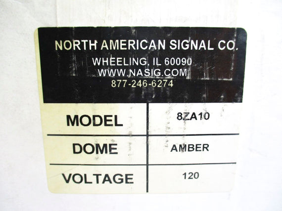 NORTH AMERICAN SIGNAL 8ZA10 120V NSMP