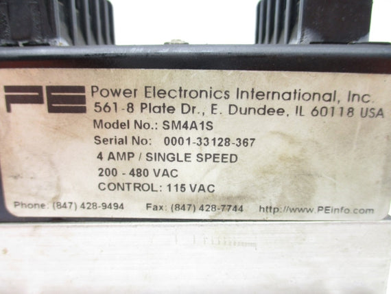 POWER ELECTRONICS SM4A1S 115VAC 4A UNMP