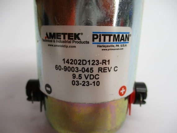 AMETEK PITTMAN 14202D123-R1 60-9003-045 9.5VDC NSNP