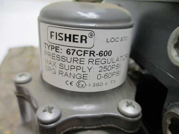 FISHER 667 EZ DVC6200 PT-PT CL150/275 275PSI 1" NSNP