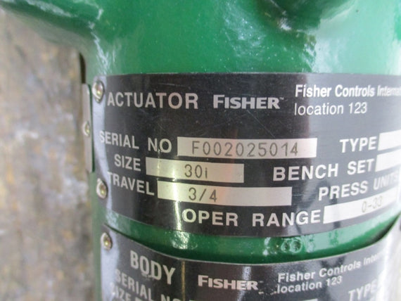 FISHER 667 EZ DVC6200 PT-PT CL150/275 275PSI 1" NSNP