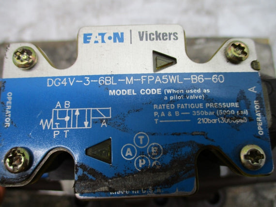 EATON VICKERS DG5V-10-H-2B-3-M-FPA5WL-B-10 837AN00021A 110/120V 5000PSI NSNP