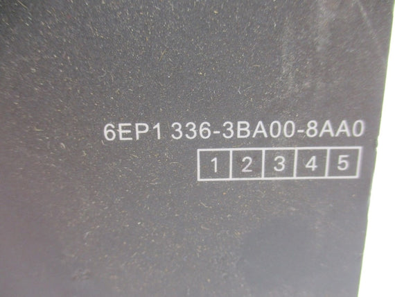 SIEMENS 6EP1336-3BA00-8AA0 120-230VAC 7.7/3.5A NUPI