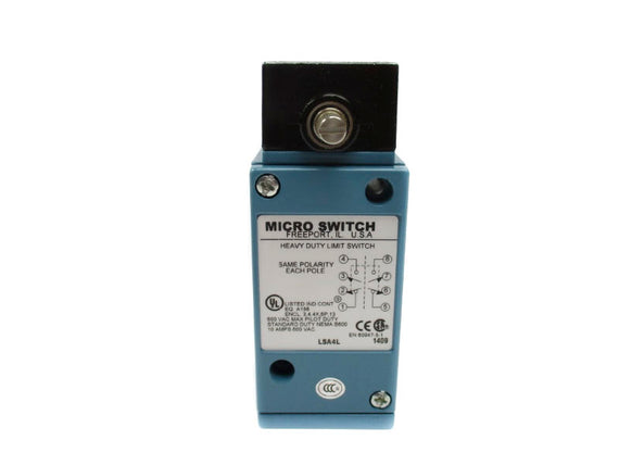 MICRO SWITCH LSA4L 600VAC 10A NSNP