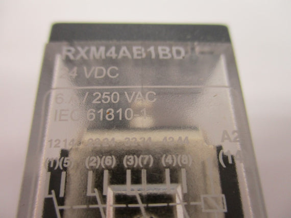 SCHNEIDER ELECTRIC RXM4AB1BD 24VDC 6A NSNP