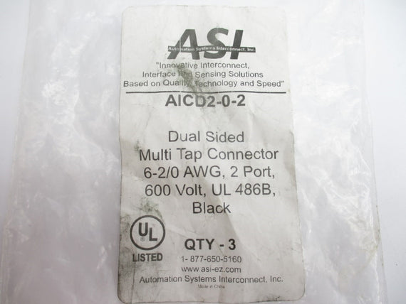 ASI AICD2-0-2 600V (PKG OF 3) NSMP