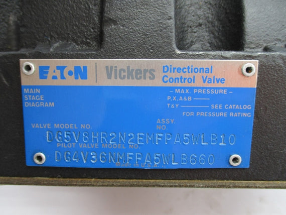 EATON VICKERS DG5V8HR2N2EMFPA5WLB10 110/120V 3000PSI NSNP