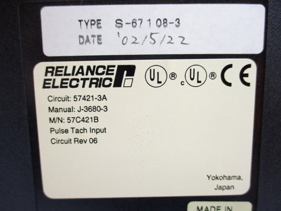 RELIANCE ELECTRIC 57C421B 57421-3A NUPI