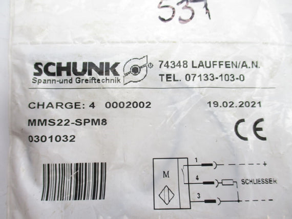 SCHUNK MMS22-SPM8 0301032 NSMP