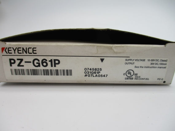 KEYENCE PZ-G61P 10-30VDC NSMP