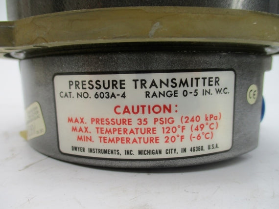 DWYER 603A-4 35PSI 0-5" NSMP