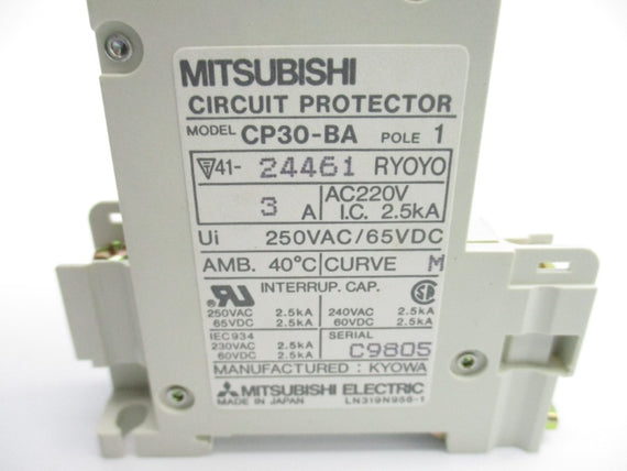 MITSUBISHI CP30-BA1P3A 220VAC 3A NSMP