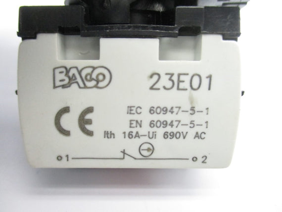 BACO 23E01 690VAC 16A (AS PICTURED) NSNP