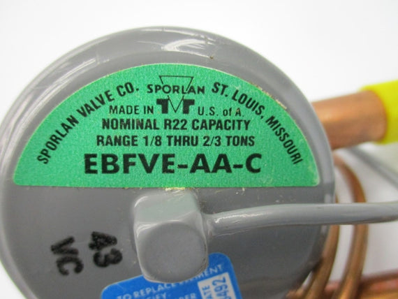 SPORLAN VALVE EBFVE-AA-C NSNP