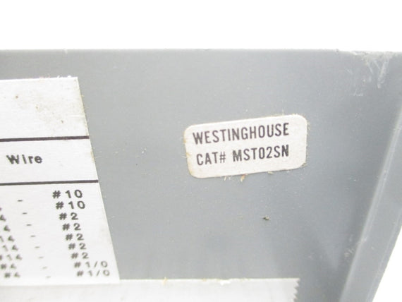 WESTINGHOUSE MST02SN (AS PICTURED) NSMP