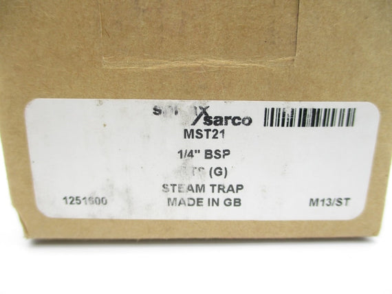 SPIRAX SARCO MST21 1251600 455'F 1/4" NSMP