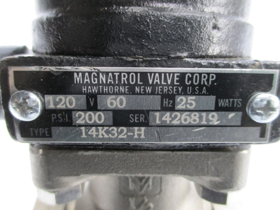 MAGNATROL VALVE 14K32-H 120V 200PSI NSNP