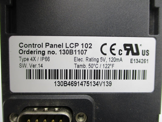 DANFOSS LCP102 130B1107 5V NSNP