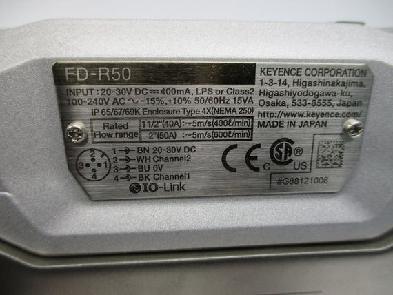 KEYENCE FD-R50 100-240VAC 50A NSNP