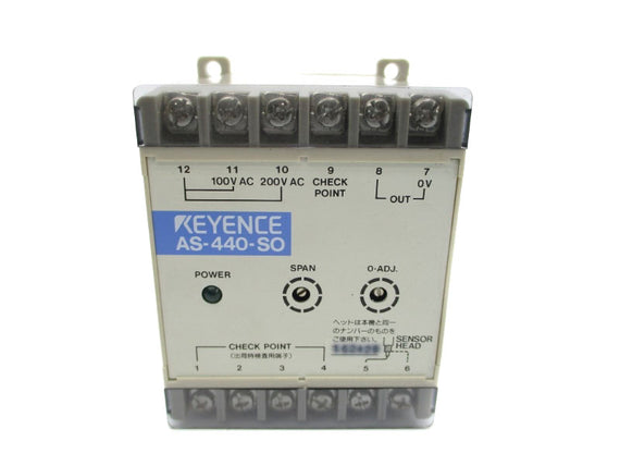 KEYENCE AS-440-SO 100-200VAC NSNP