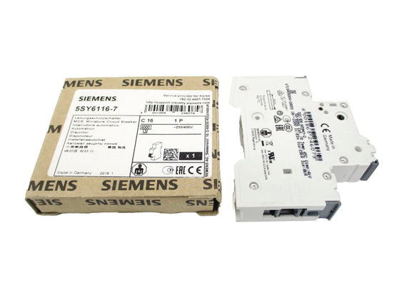 SIEMENS 5SY6116-7 230/400V 16A NSMP