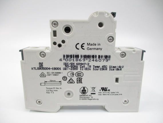 SIEMENS 5SY6116-7 230/400V 16A NSMP