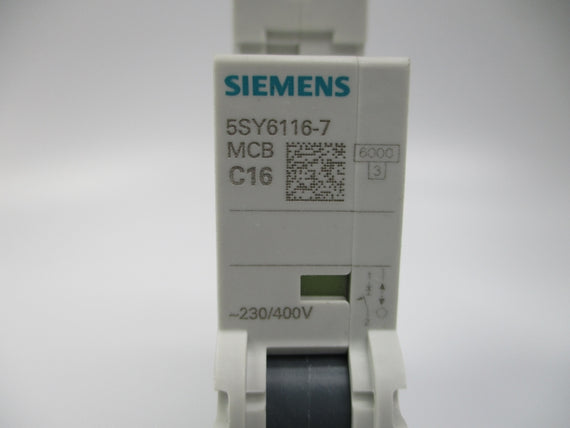 SIEMENS 5SY6116-7 230/400V 16A NSMP