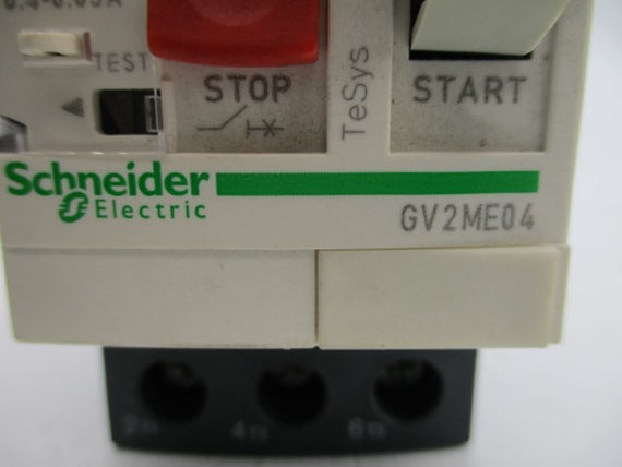 SCHNEIDER ELECTRIC GV2ME04 0.4-0.63A NSNP