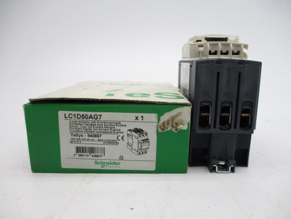 SCHNEIDER ELECTRIC LC1D50AG7 120VAC 50A NSMP