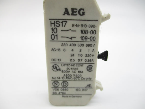 AEG HS17-01 690V 1A NSNP