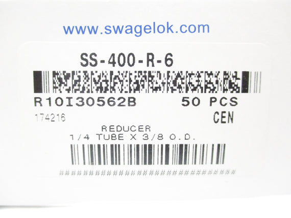 SWAGELOK SS-400-R-6  (PKG OF 50) NSMP