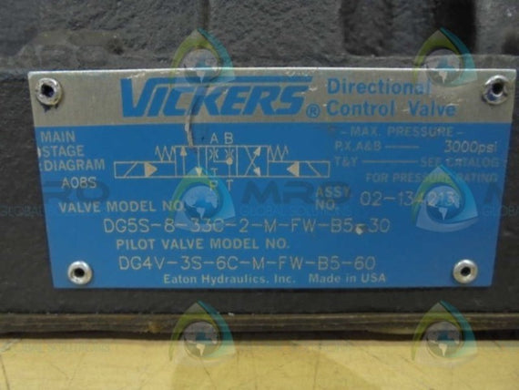 VICKERS  DG4V-35-6C-M-FW-B5-60 DIRECTIONAL CONTROL VALVE * NEW NO BOX *