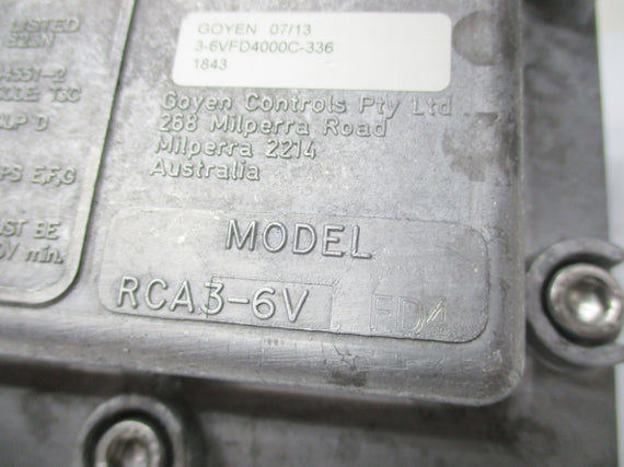 GOYEN RCA3-6VFD4 UNMP