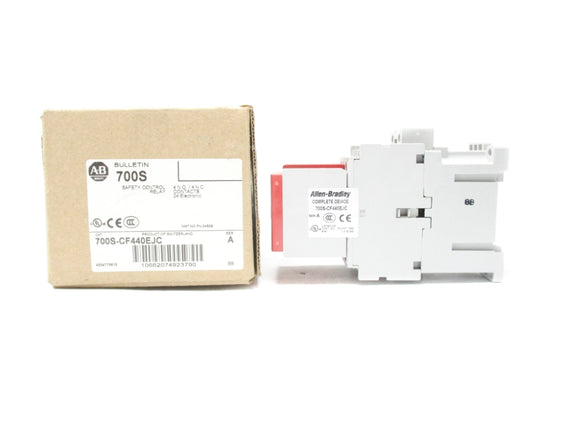 ALLEN BRADLEY 700S-CF440EJC SER. A 24VDC 20A (BR/WH) NSMP