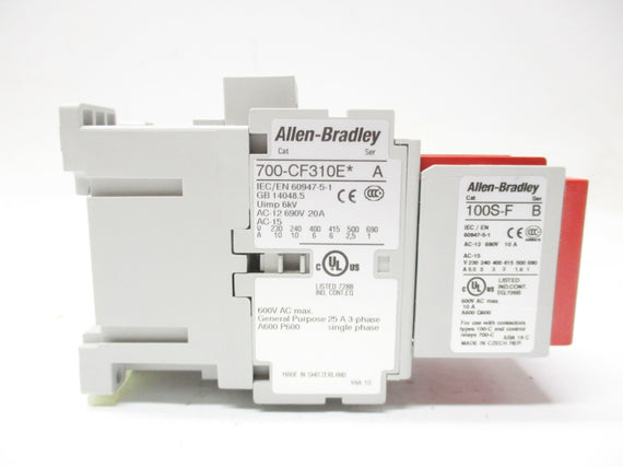 ALLEN BRADLEY 700S-CF440EJC SER. A 24VDC 20A (BR/WH) NSMP