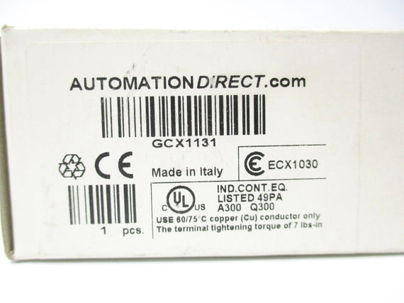 AUTOMATION DIRECT GCX1131 NSMP