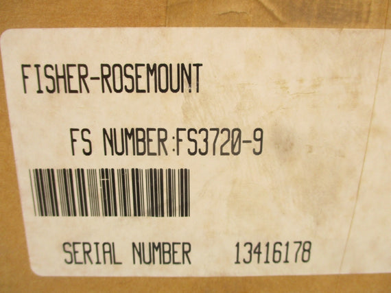 FISHER ROSEMOUNT 3722 FS3720-9 30VDC 180F NSMP