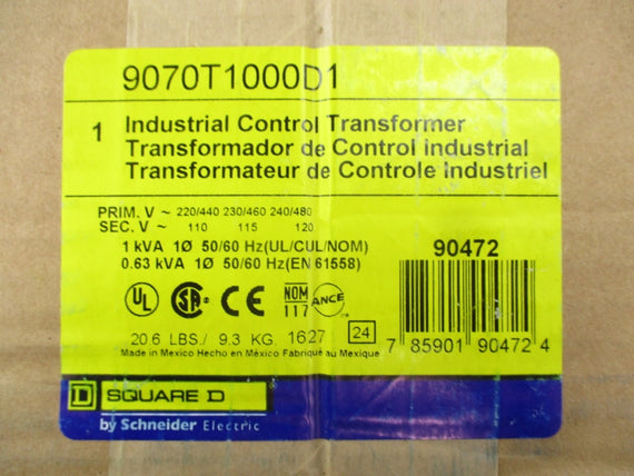 SQUARE D 9070T1000D1 480V NSFS